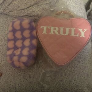 Pink Heart-Shaped Bag and Purple Heart bag